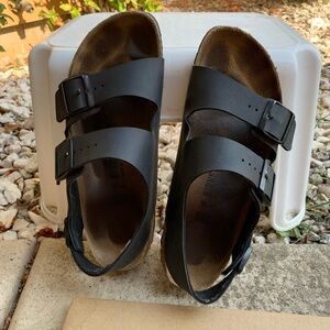 Birkenstock | Shoes |Black Double Strap Sandals | EUR 40
